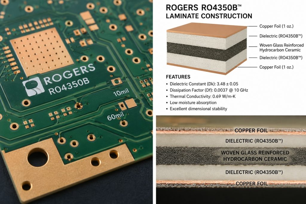 high frequency PCB manufacturer Rogers RO4003C